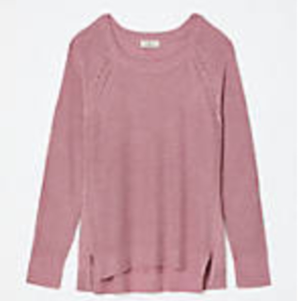Loft Pointelle Raglan Sweater